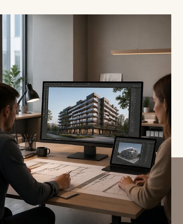3D визуализация архитектуры и объектов строительства в Кашире