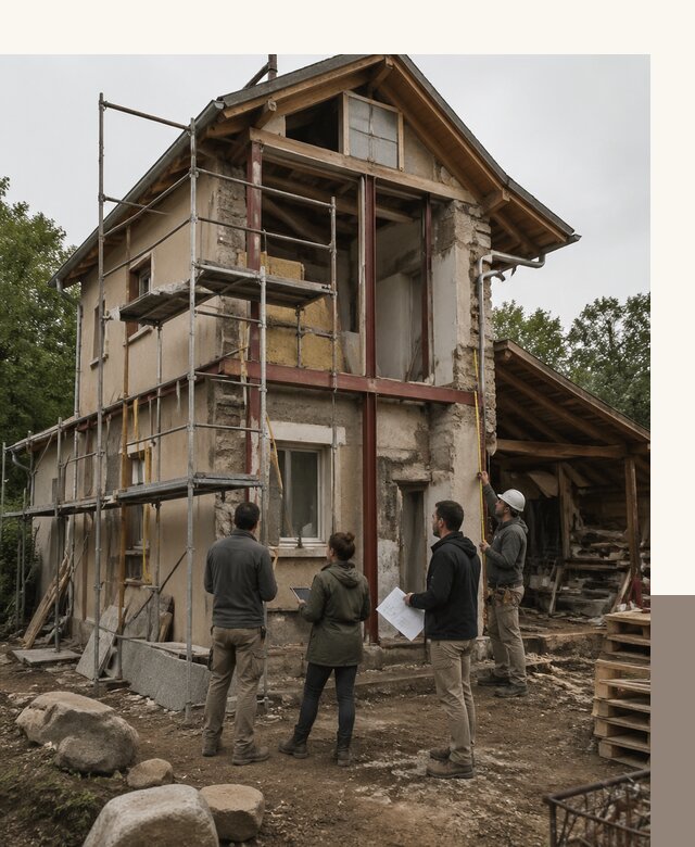 Реконструкция загородного дома под ключ в Кашире от бюро