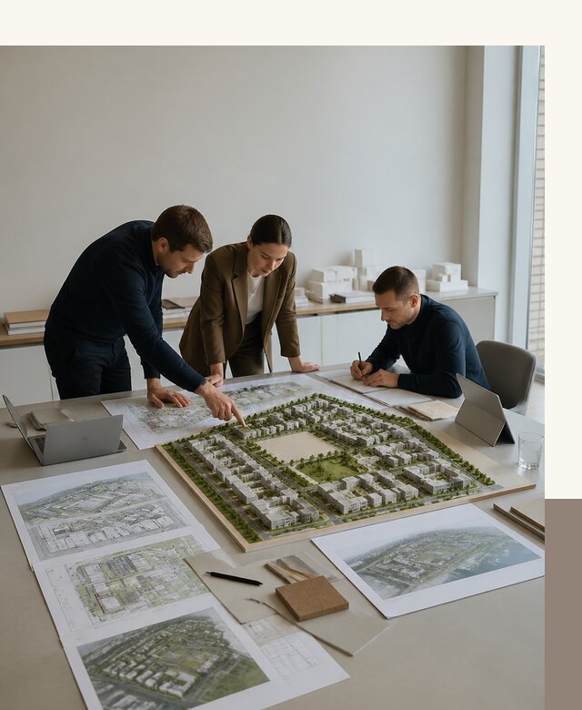 Разработка мастерплана жилого комплекса в Кашире под ключ
